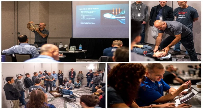 Chiropractic training presentations and demonstrations
